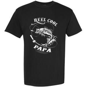 Reel Cool Papa For Fishing Nature Lovers Garment-Dyed Heavyweight T-Shirt