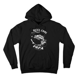 Reel Cool Papa For Fishing Nature Lovers Hoodie