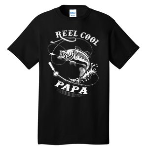 Reel Cool Papa For Fishing Nature Lovers Tall T-Shirt