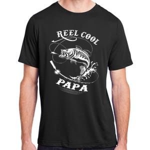 Reel Cool Papa For Fishing Nature Lovers Adult ChromaSoft Performance T-Shirt