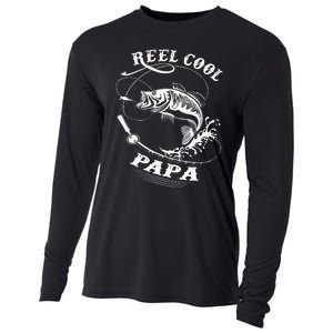 Reel Cool Papa For Fishing Nature Lovers Cooling Performance Long Sleeve Crew