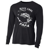 Reel Cool Papa For Fishing Nature Lovers Cooling Performance Long Sleeve Crew