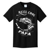 Reel Cool Papa For Fishing Nature Lovers Kids T-Shirt