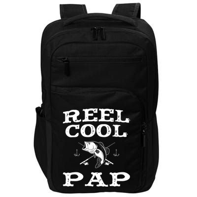 Reel Cool Pap Fishing Fisher Funny Funny Gift Impact Tech Backpack