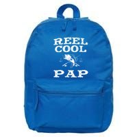 Reel Cool Pap Fishing Fisher Funny Funny Gift 16 in Basic Backpack