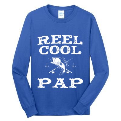 Reel Cool Pap Fishing Fisher Funny Funny Gift Tall Long Sleeve T-Shirt