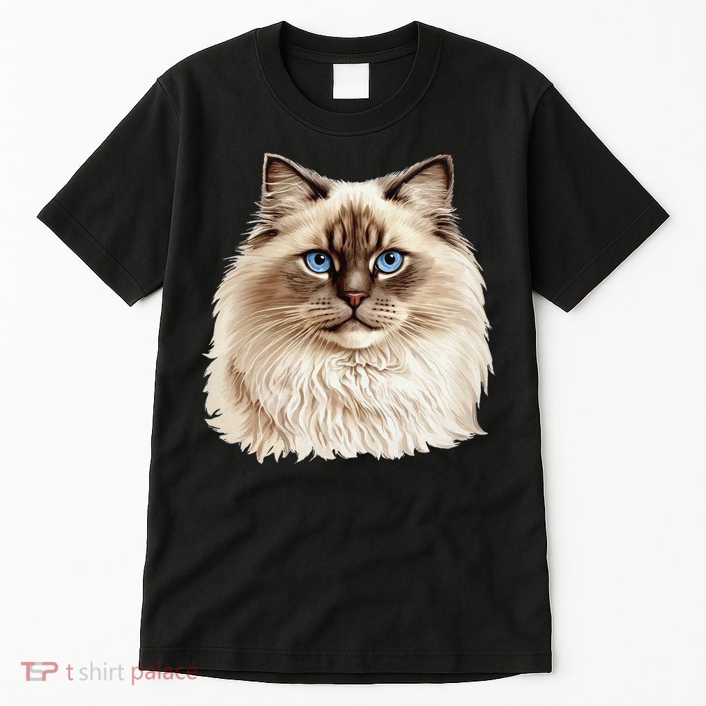 Ragdoll Cat Portrait Ragdoll Cat Head Ragdoll Cat Face Tall T-Shirt