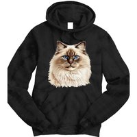 Ragdoll Cat Portrait Ragdoll Cat Head Ragdoll Cat Face Tie Dye Hoodie