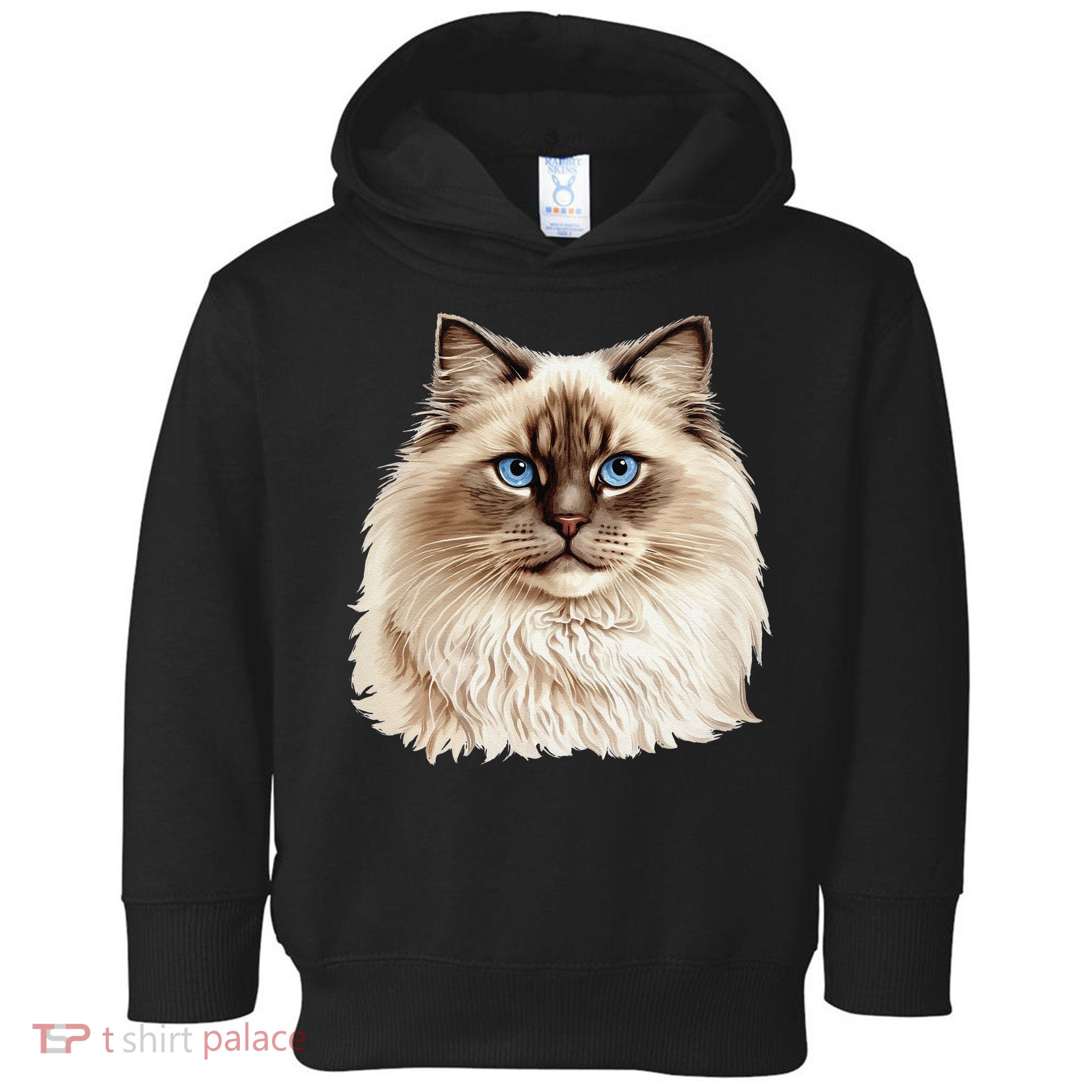 Ragdoll Cat Portrait Ragdoll Cat Head Ragdoll Cat Face Toddler Hoodie