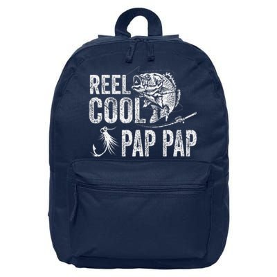 Reel Cool Pap Pap Fishing Fathers Day Gifts 16 in Basic Backpack