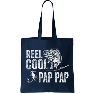 Reel Cool Pap Pap Fishing Fathers Day Gifts Tote Bag