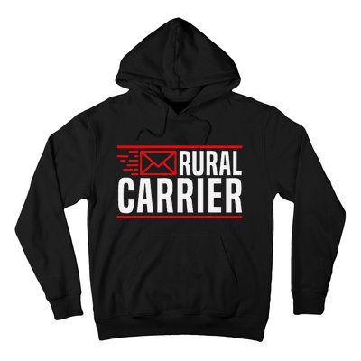 Rural Carrier Postal Worker Mailman Delivery Mail Escort Hoodie