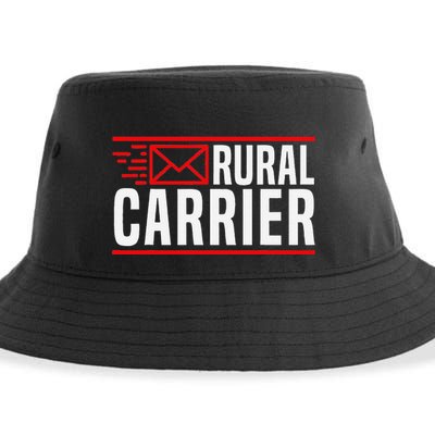 Rural Carrier Postal Worker Mailman Delivery Mail Escort Sustainable Bucket Hat