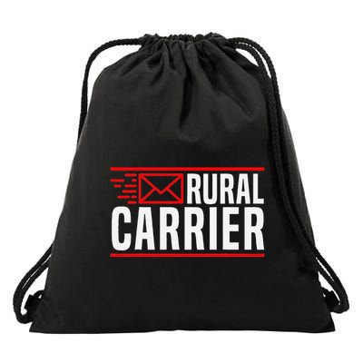 Rural Carrier Postal Worker Mailman Delivery Mail Escort Drawstring Bag
