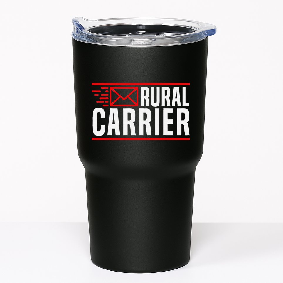 Rural Carrier Postal Worker Mailman Delivery Mail Escort Tumbler