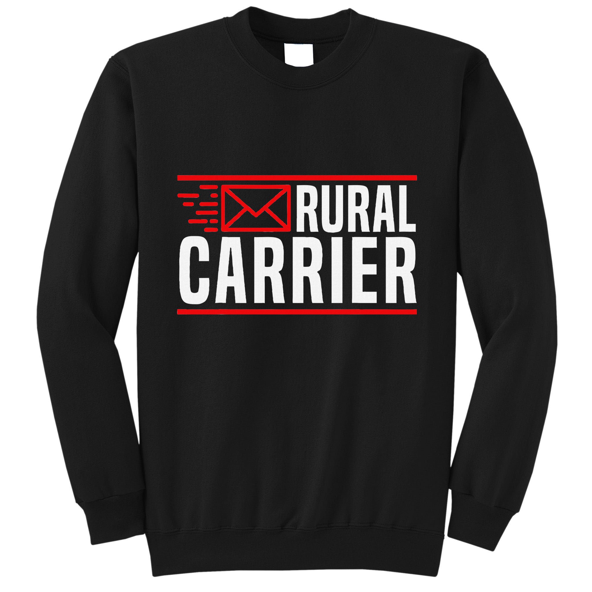 Rural Carrier Postal Worker Mailman Delivery Mail Escort Tall Sweatshirt