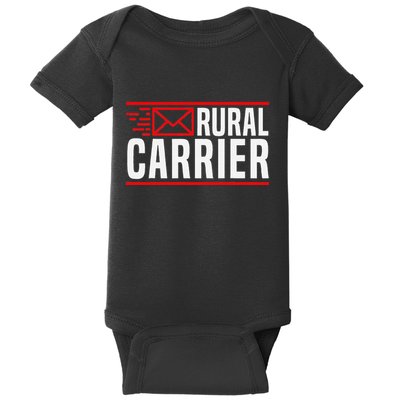 Rural Carrier Postal Worker Mailman Delivery Mail Escort Baby Bodysuit