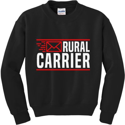 Rural Carrier Postal Worker Mailman Delivery Mail Escort Kids Sweatshirt