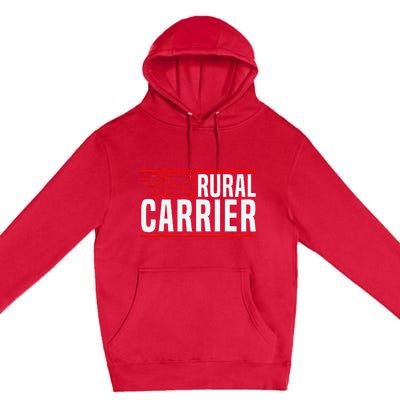 Rural Carrier Postal Worker Mailman Delivery Mail Escort Premium Pullover Hoodie