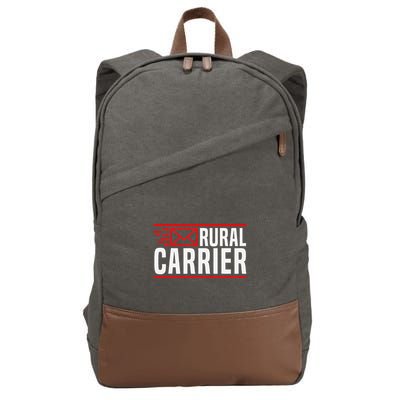 Rural Carrier Postal Worker Mailman Delivery Mail Escort Cotton Canvas Backpack