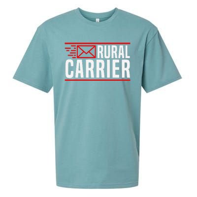 Rural Carrier Postal Worker Mailman Delivery Mail Escort Sueded Cloud Jersey T-Shirt