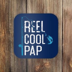 Reel Cool Pap Fishing Father’s Day Gift For Fisherman Pap Coaster