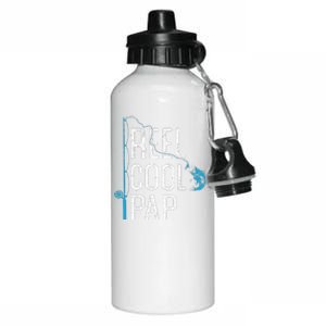 Reel Cool Pap Fishing Father’s Day Gift For Fisherman Pap Aluminum Water Bottle