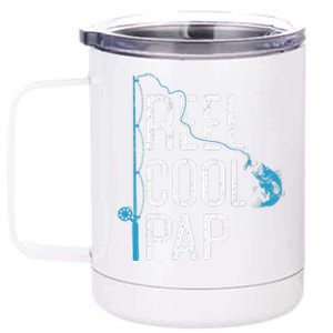 Reel Cool Pap Fishing Father’s Day Gift For Fisherman Pap 12 oz Stainless Steel Tumbler Cup