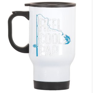 Reel Cool Pap Fishing Father’s Day Gift For Fisherman Pap Stainless Steel Travel Mug