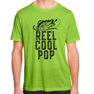 Reel Cool Pop Fishing Fisherman Funny Retro Adult ChromaSoft Performance T-Shirt