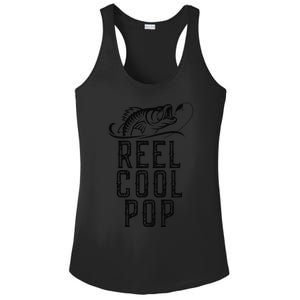 Reel Cool Pop Fishing Fisherman Funny Retro Ladies PosiCharge Competitor Racerback Tank