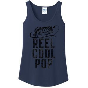 Reel Cool Pop Fishing Fisherman Funny Retro Ladies Essential Tank