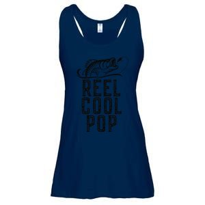 Reel Cool Pop Fishing Fisherman Funny Retro Ladies Essential Flowy Tank