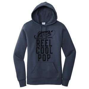 Reel Cool Pop Fishing Fisherman Funny Retro Women's Pullover Hoodie