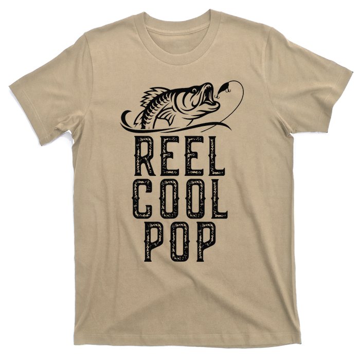 Reel Cool Pop Fishing Fisherman Funny Retro T-Shirt