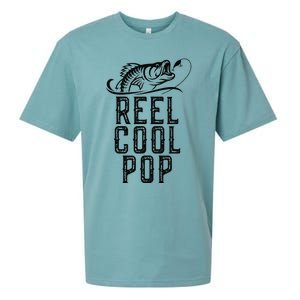 Reel Cool Pop Fishing Fisherman Funny Retro Sueded Cloud Jersey T-Shirt