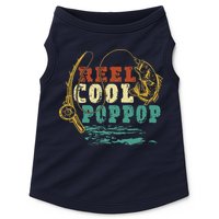 Reel Cool Poppop Vintage Fishing Funny Grandpa Fisherman Doggie Tank