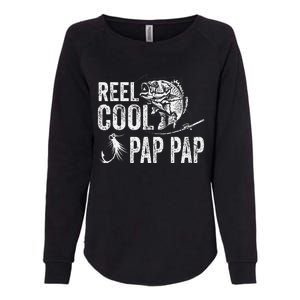 Reel Cool Pap Pap Fishing Fathers Day Gifts Womens California Wash Sweatshirt