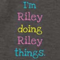 Riley Cute Personalized Text Kid's Gift Top For Girls Vector Backpack