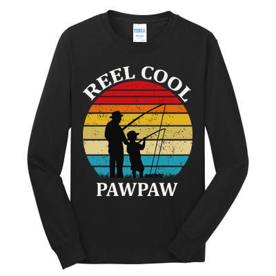 Reel Cool Paw Paw Tall Long Sleeve T-Shirt