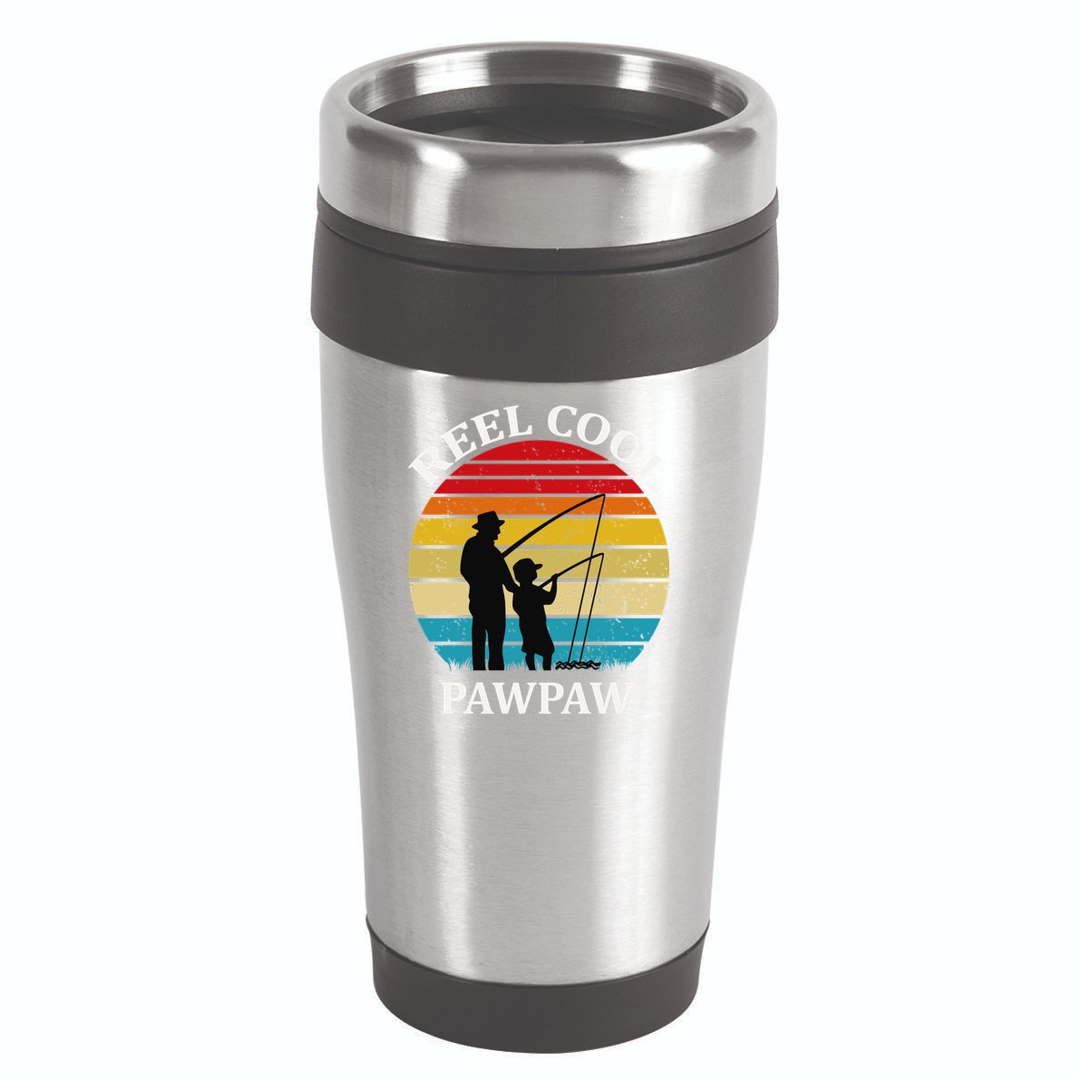 Reel Cool Paw Paw 16oz Travel Tumbler
