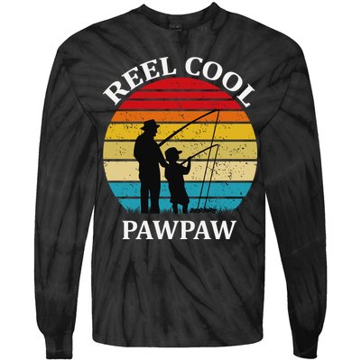 Reel Cool Paw Paw Tie-Dye Long Sleeve Shirt