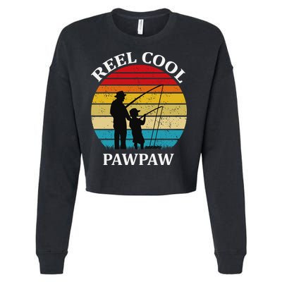 Reel Cool Paw Paw Cropped Pullover Crew