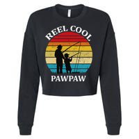 Reel Cool Paw Paw Cropped Pullover Crew