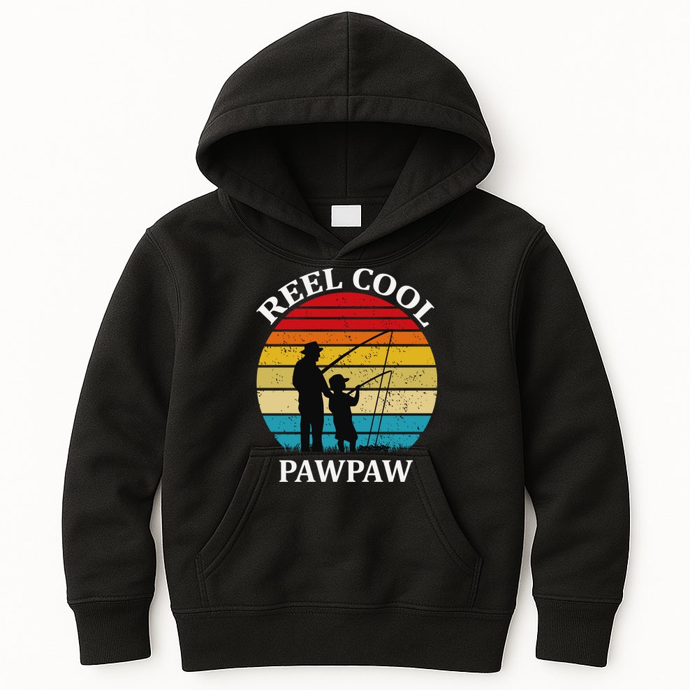 Reel Cool Paw Paw Kids Hoodie
