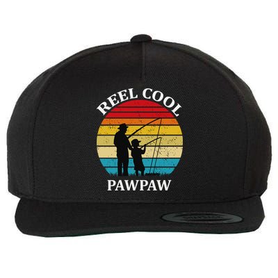 Reel Cool Paw Paw Wool Snapback Cap