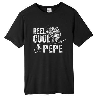 Reel Cool Pepe Fishing Fathers Day Gifts Tall Fusion ChromaSoft Performance T-Shirt