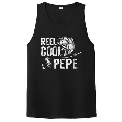 Reel Cool Pepe Fishing Fathers Day Gifts PosiCharge Competitor Tank