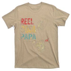 Reel Cool Papa Fish Fishing Fathers Day T-Shirt