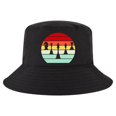 Retro Chess Pieces Cool Comfort Performance Bucket Hat
